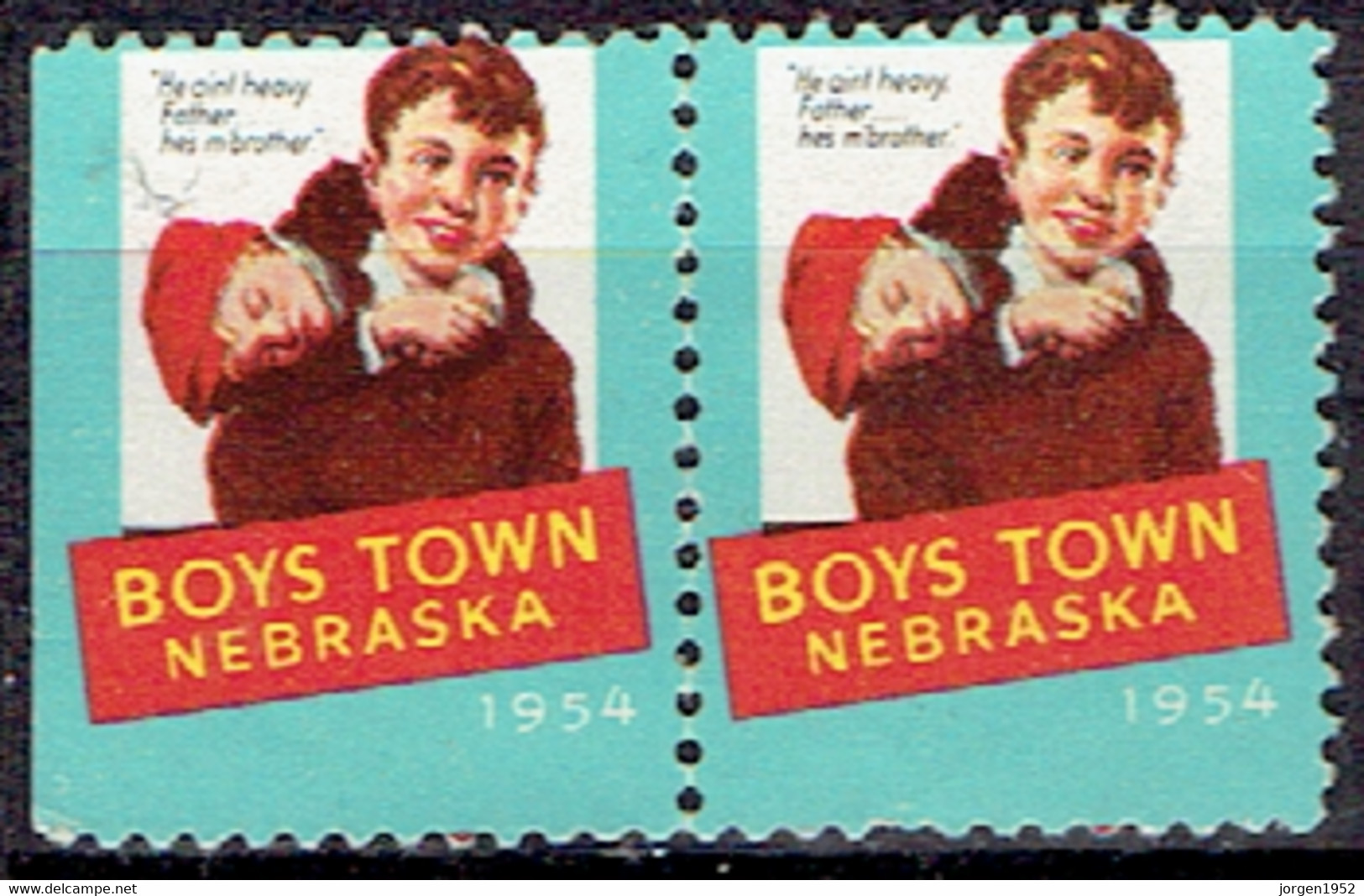 UNITED STATES # BOYS TOWN NEBRASKA 1954 - Otros & Sin Clasificación