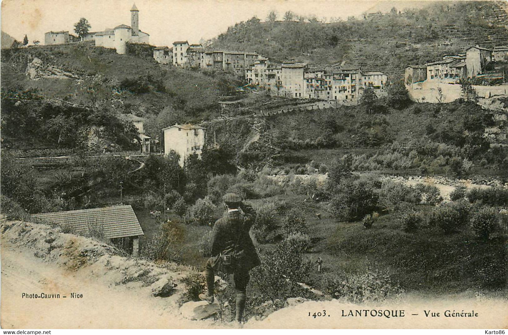 Lantosque * Vue Générale Du Village * Panorama - Lantosque