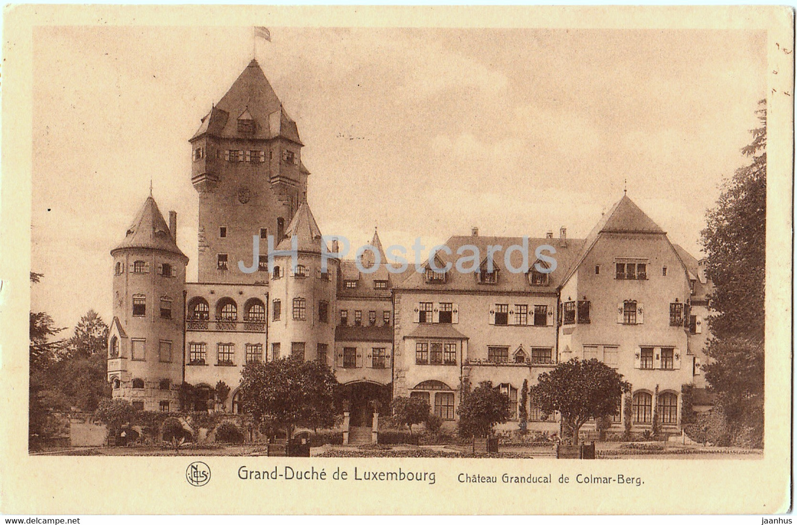 Grand Duche De Luxembourg - Chateau Granducal De Colmar Berg - Castle - Old Postcard - 1929 - Luxembourg - Used - Bourscheid