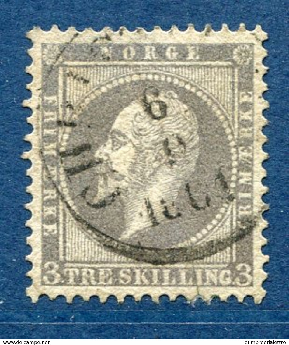 ⭐ Norvège - YT N° 3 - Oblitéré - 1856 ⭐ - Used Stamps