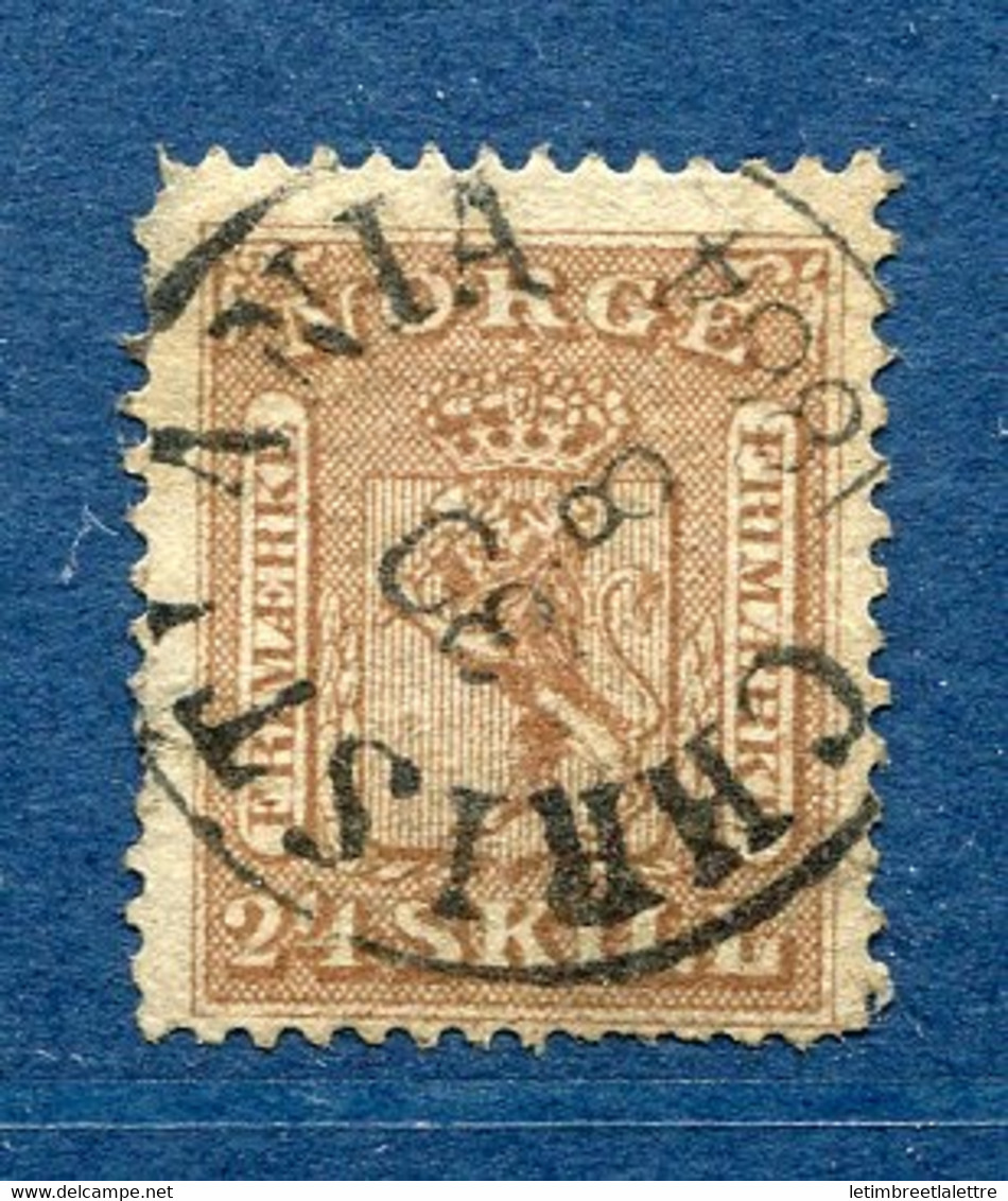 ⭐ Norvège - YT N° 10 - Oblitéré - 1863 ⭐ - Used Stamps