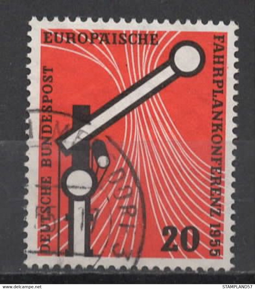 Allemagne  1955 Oblitéré Michel : 219 - Usati