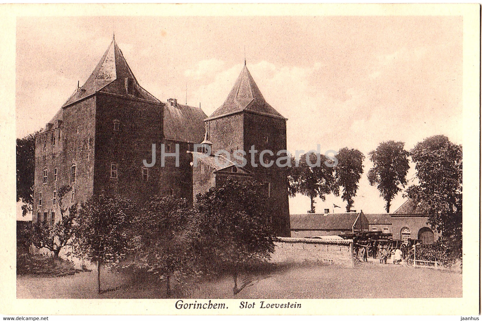 Gorinchem - Slot Loevestein - Castle - 1252 - Old Postcard - Netherlands - Unused - Gorinchem