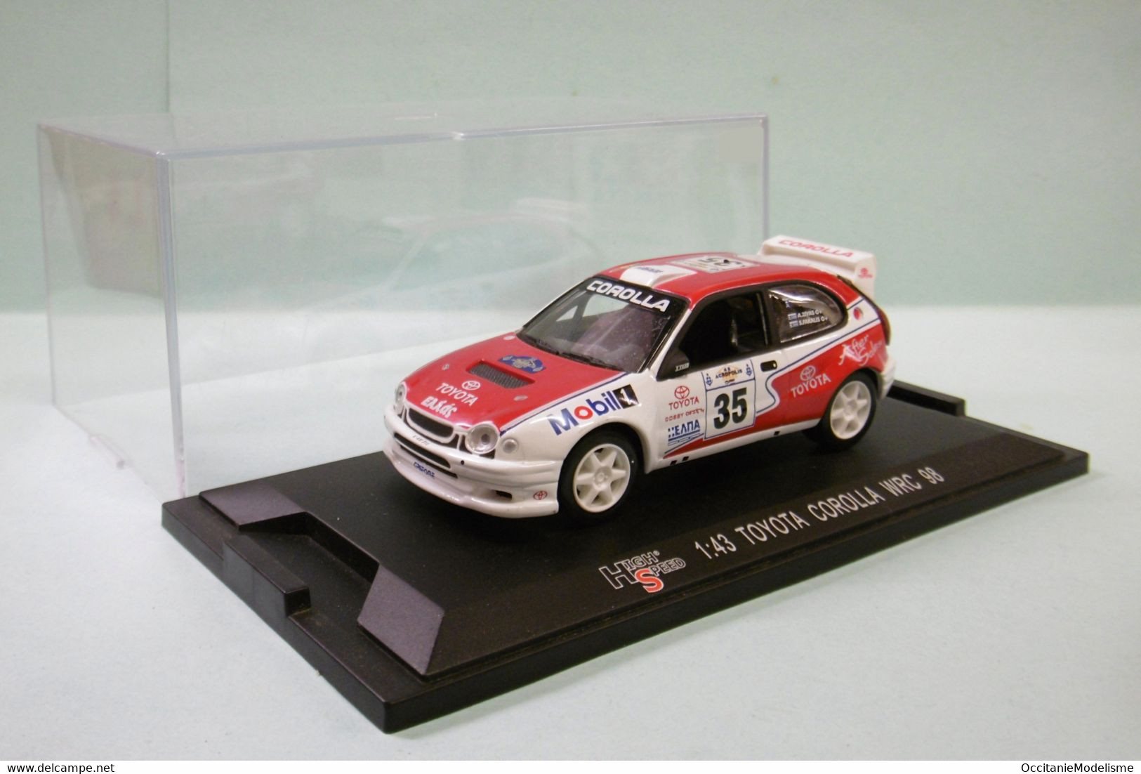 High Speed - TOYOTA COROLLA WRC 1998 Rallye Acropolis Réf. HF91058 BO 1/43 - Rally