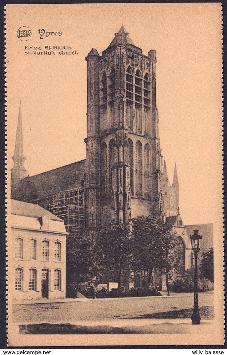 +++ CPA - YPRES - IEPER - Eglise St Martin Kerk // - Ieper