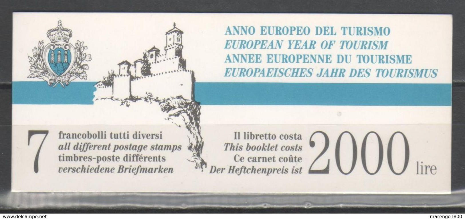 San Marino 1990 - Libretto Anno Del Turismo           (g7457) - Booklets