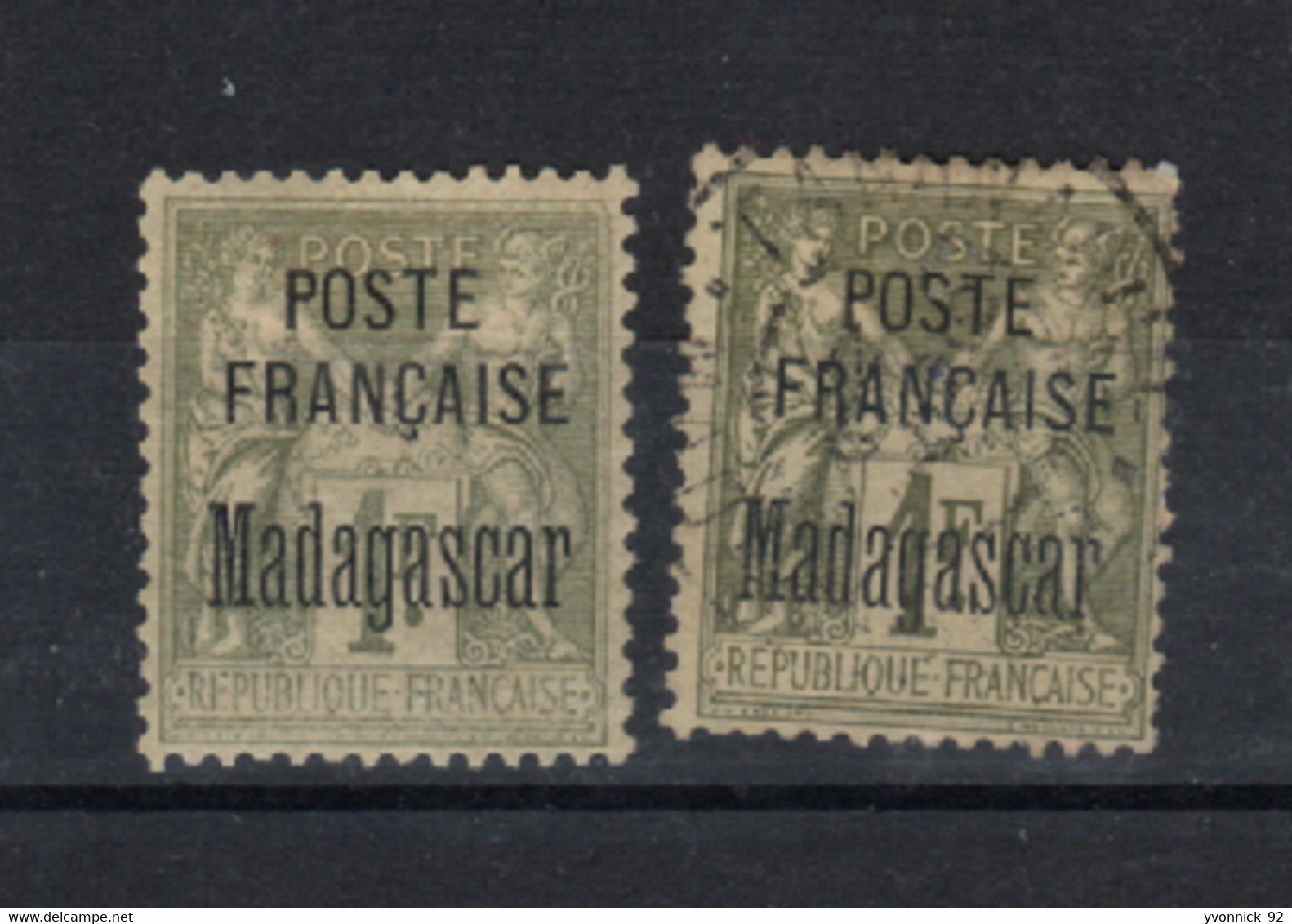 Madagascar _ (1895 ) Sage 2x N° 21 - Other & Unclassified