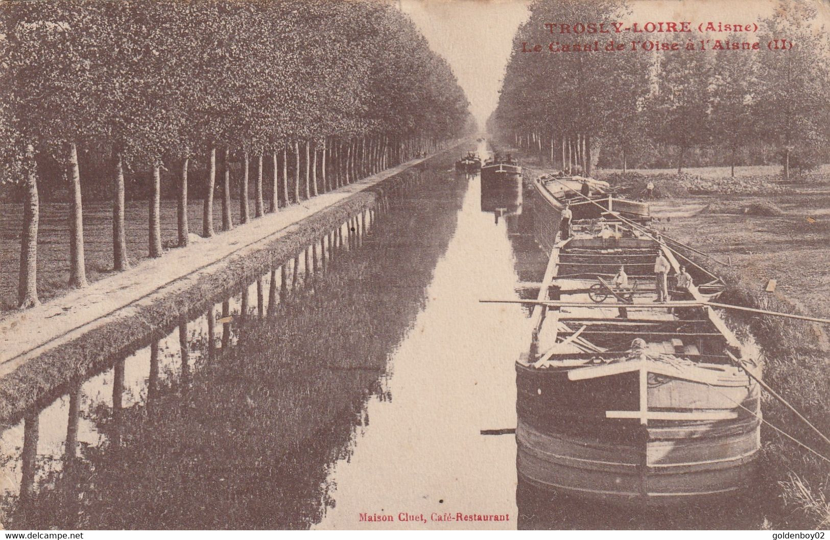 02 Trosly Loire, Le Canal De L'oise A L'aisne, Péniche - Other & Unclassified