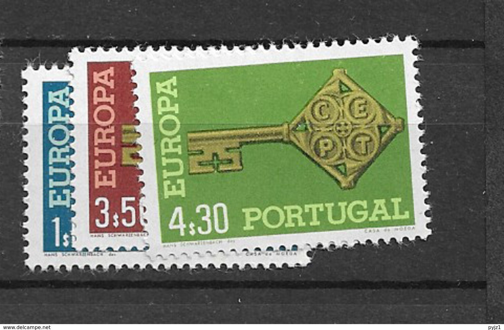 1968 MNH Portugal, Michel 1051-3 Postfris** - Neufs