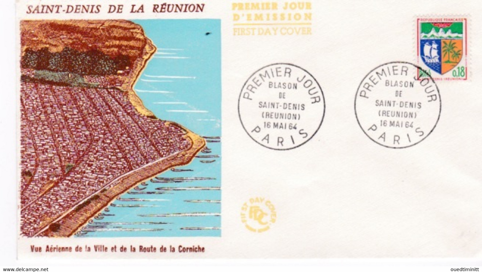 FDC Enveloppe 1er Jour Saint Denis De La Réunion. - 1960-1969