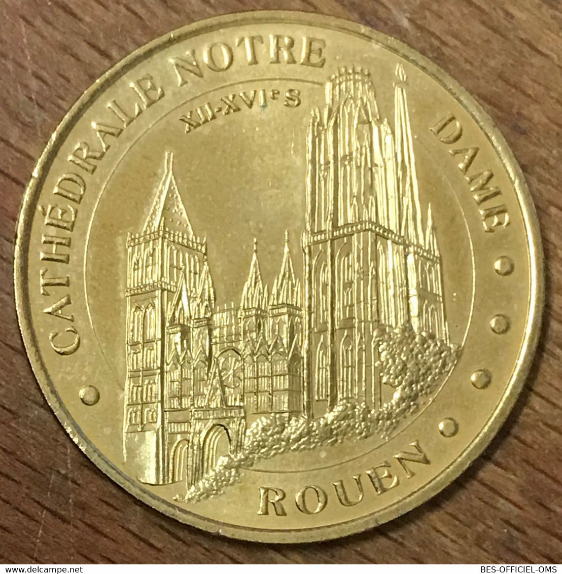 76 ROUEN CATHÉDRALE NOTRE-DAME MDP 2005 MÉDAILLE MONNAIE DE PARIS JETON TOURISTIQUE MEDALS COINS TOKENS - 2005