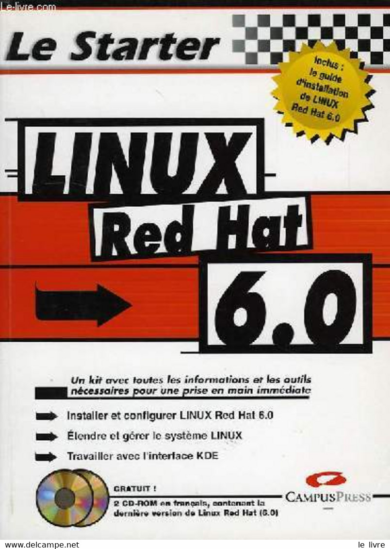 LE STARTER, LINUX RED HAT 6.0 - COLLECTIF - 1999 - Informatique