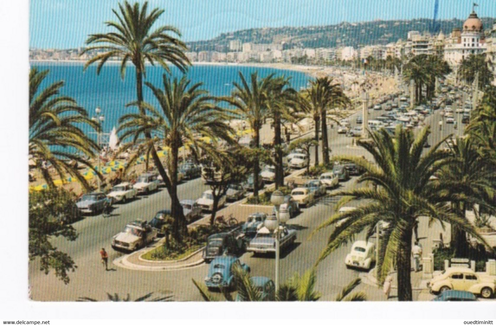 CPSM PF Nice Promenade Des Anglais 4CV, Peugeot 404, Simca Aronde Etc.... - Passenger Cars