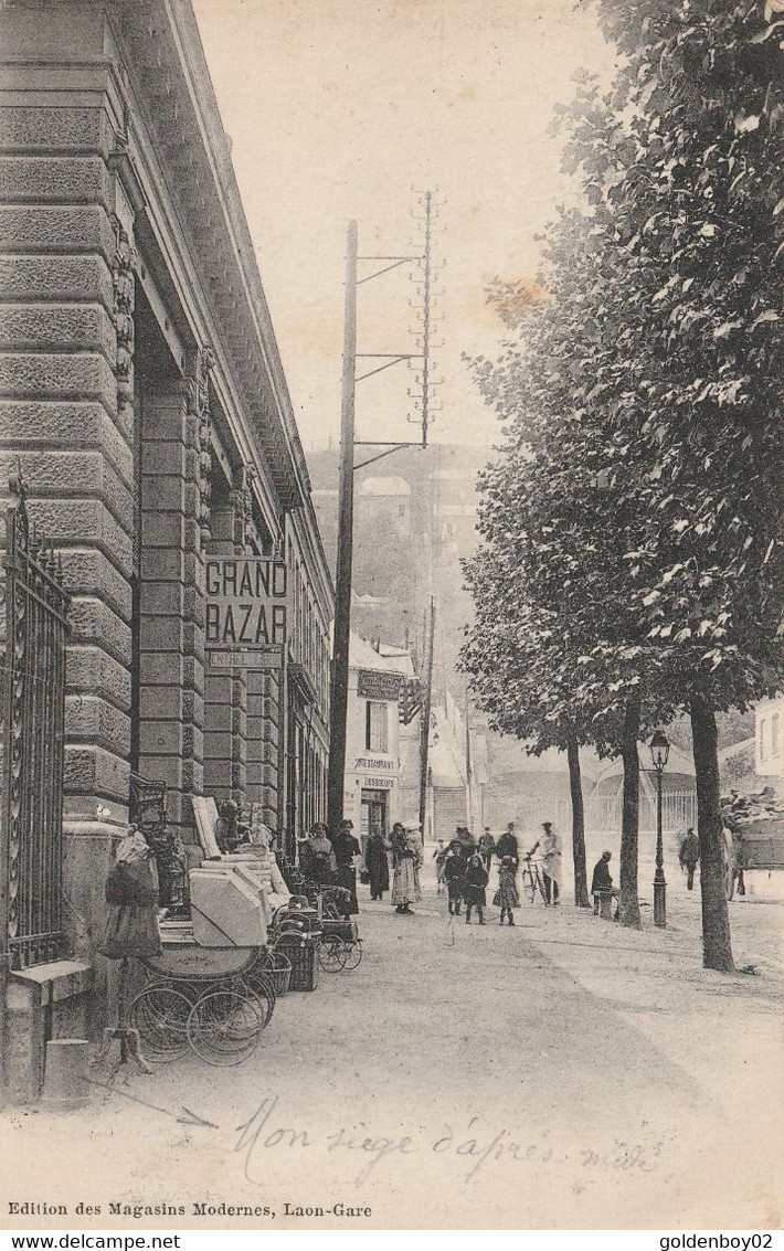 02 Laon Gare , Grand Bazar - Laon