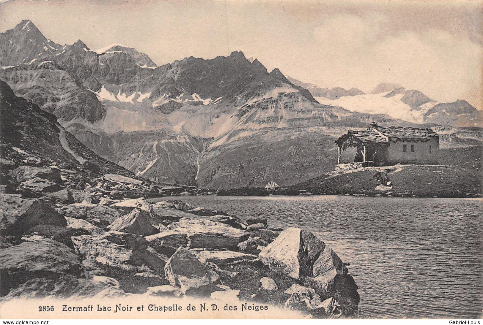 Zermatt Lac Noir Et Chapelle De N. D. Des Neiges - Zermatt