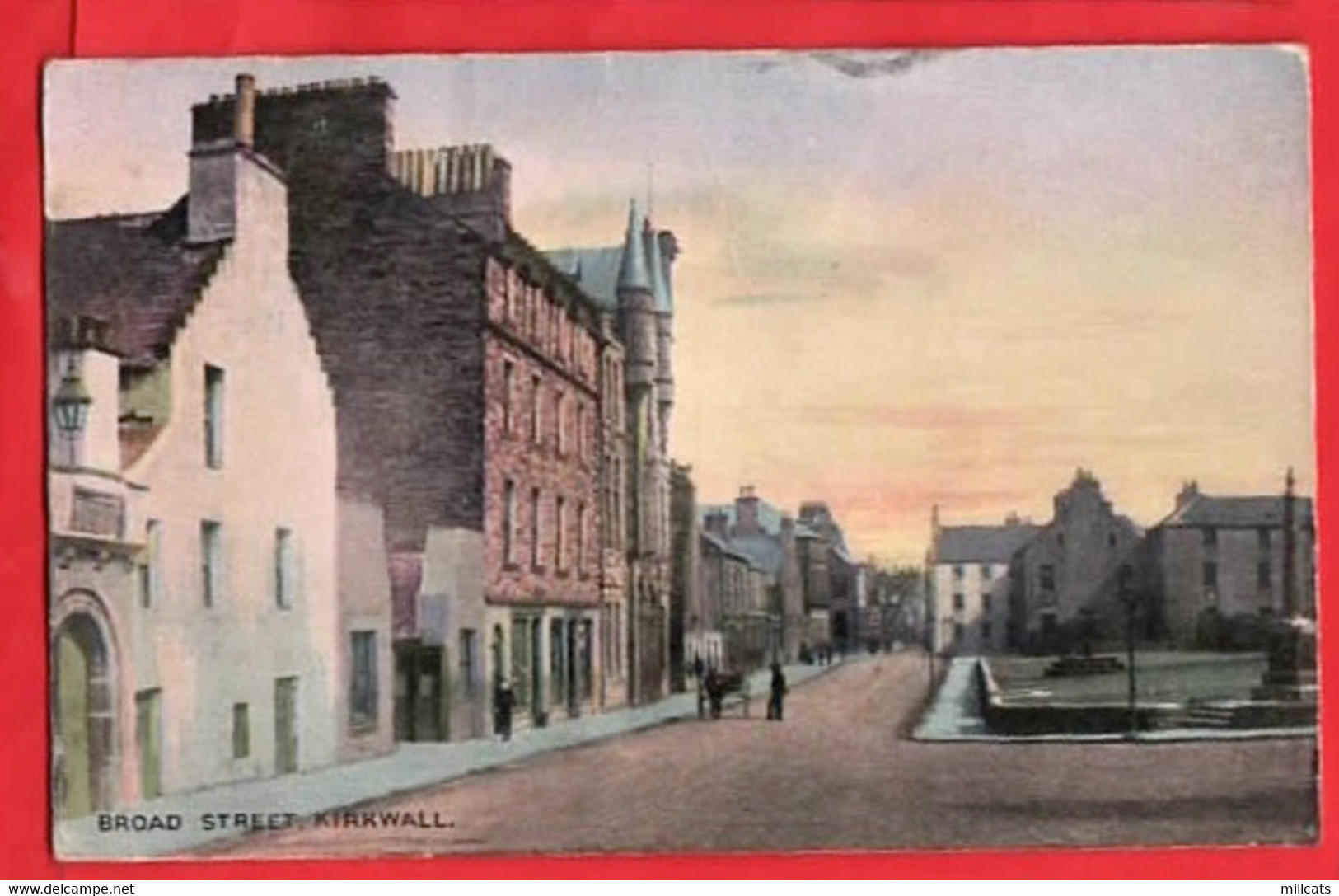 SCOTLAND    ORKNEY    KIRKWALL   BROAD ST   Pu 1907 - Orkney