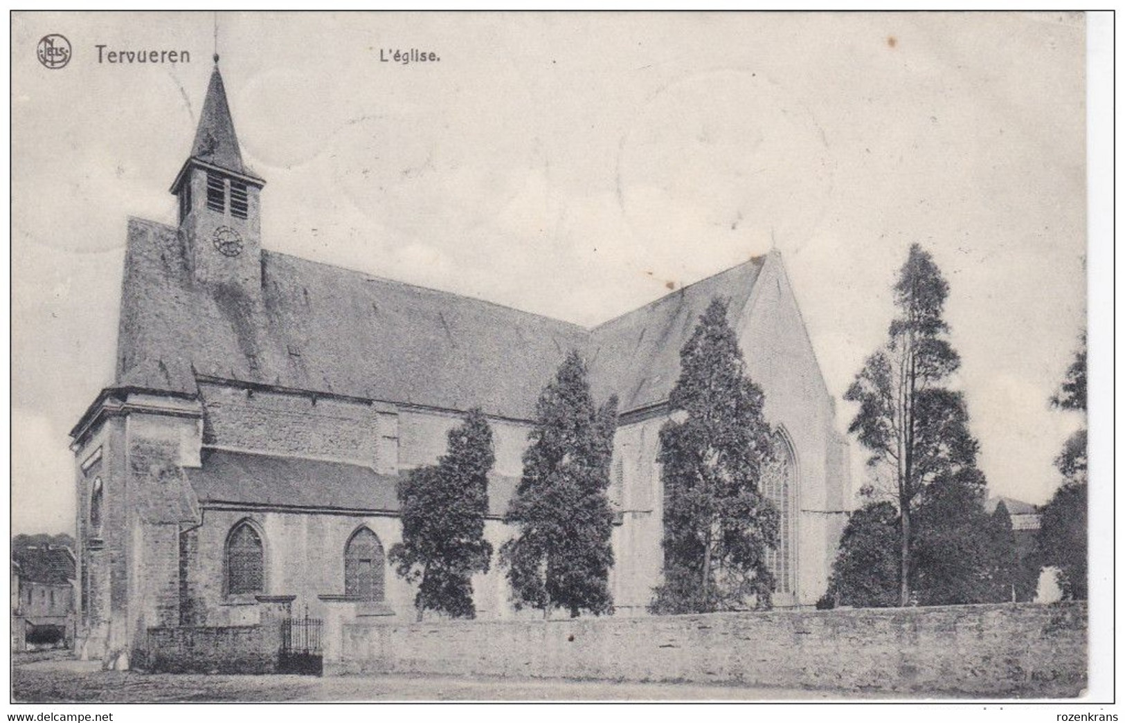 Tervuren Tervueren L'Eglise Kerk Foute Postzegel CPA - Tervuren