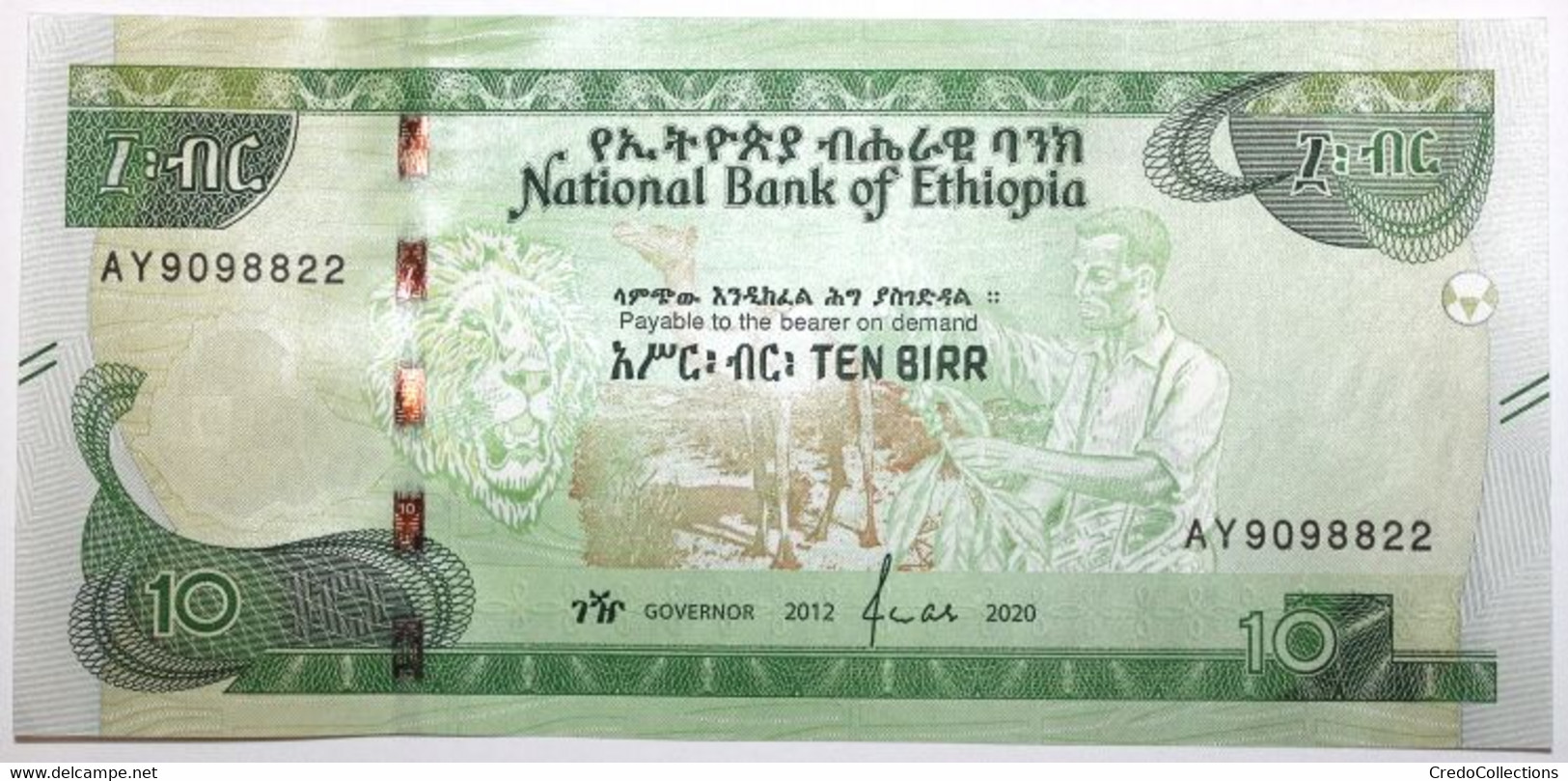 Éthiopie - 10 Birr - 2020 - PICK 53a - NEUF - Ethiopie