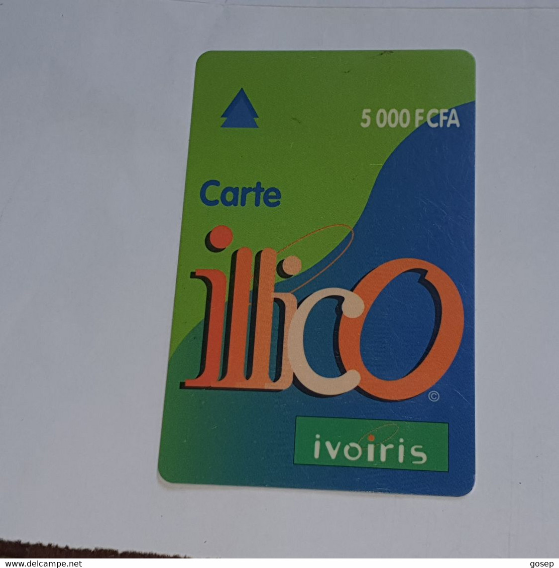 Ivory Coast-(CI-ILL-REF-0004B/1)-carte Lllico(9)-(5.000fcfa)-(41-75-29-37-00-26-20)-used Card+1card Prepiad Free - Costa D'Avorio