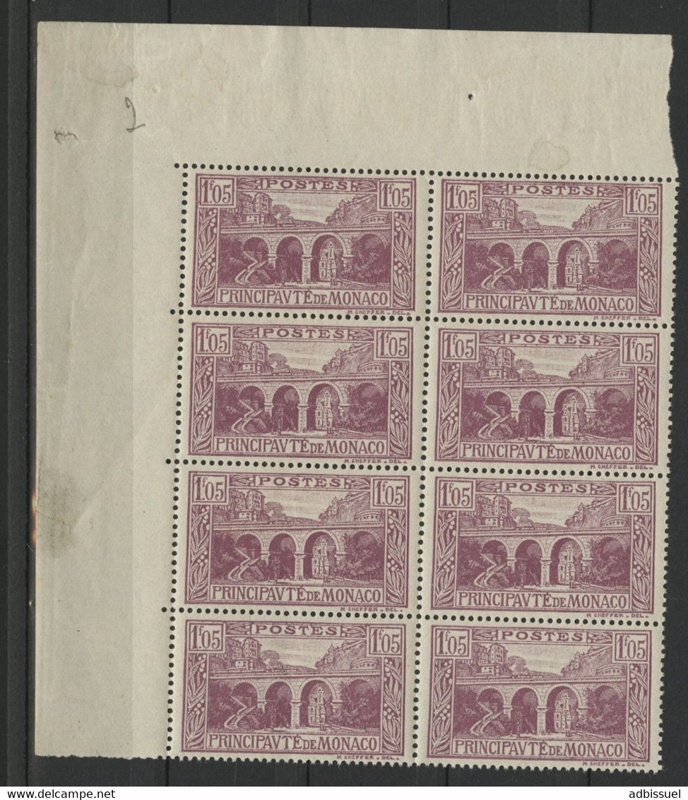 N° 96 A POINT Après "05" (position 2) Dans Un Bloc De Huit Neuf ** . - Unused Stamps