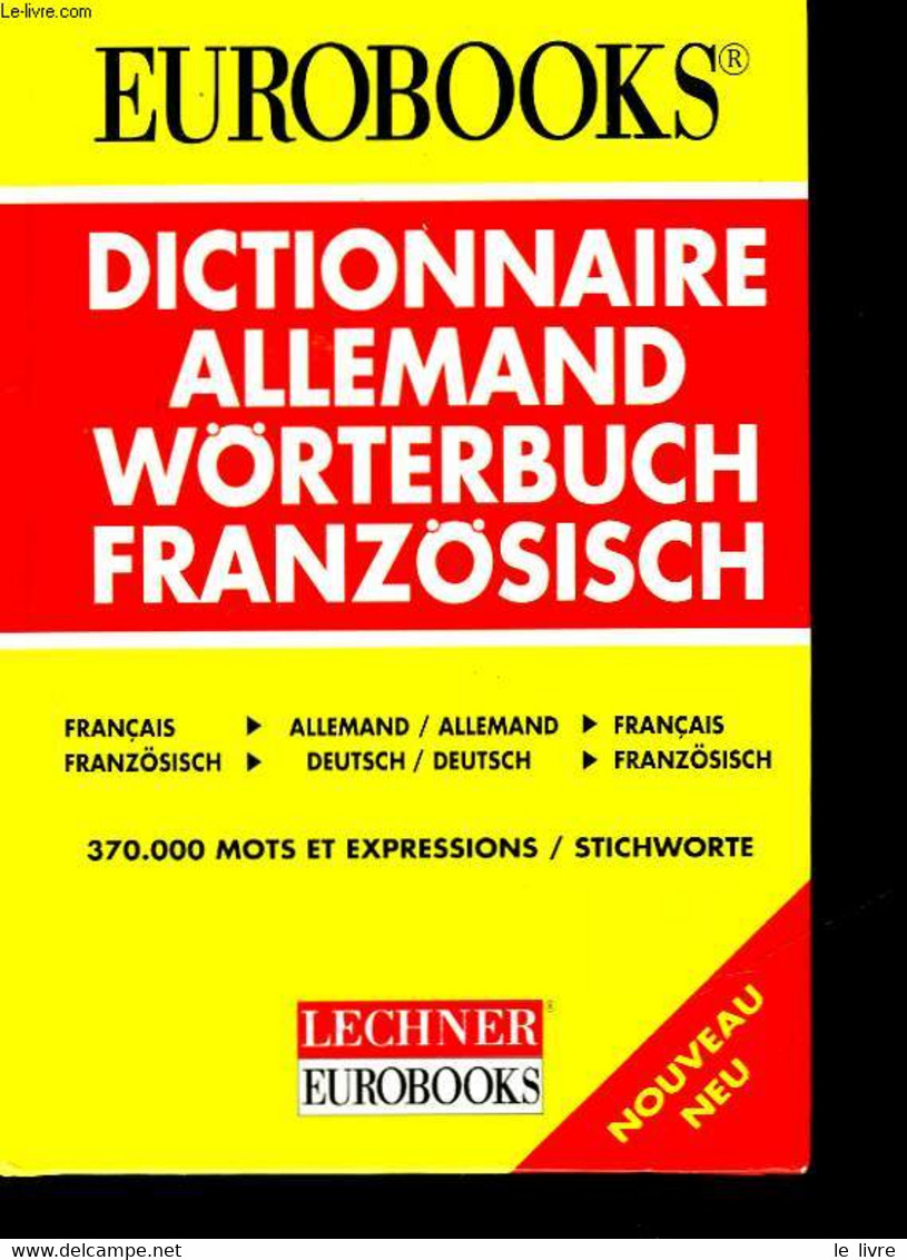 EUROBOOKS - DICTIONNAIRE ALLEMAND - COLLECTIF - 1996 - Atlanten