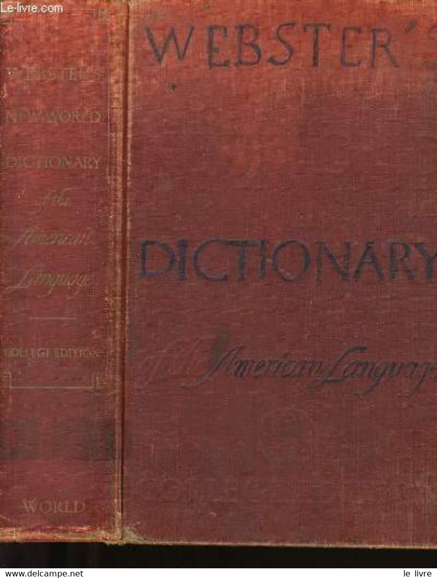 WEBSTER'S NEW WORLD DICTIONARY OF THE AMERICAN LANGUAGE. - COLLECTIF. - 1960 - Dictionaries, Thesauri