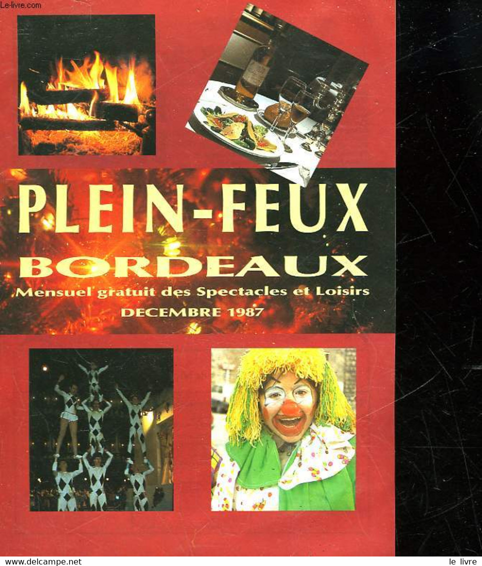 PLEIN-FEUX BORDEAUX - COLLECTIF - 1987 - Agenda Vírgenes