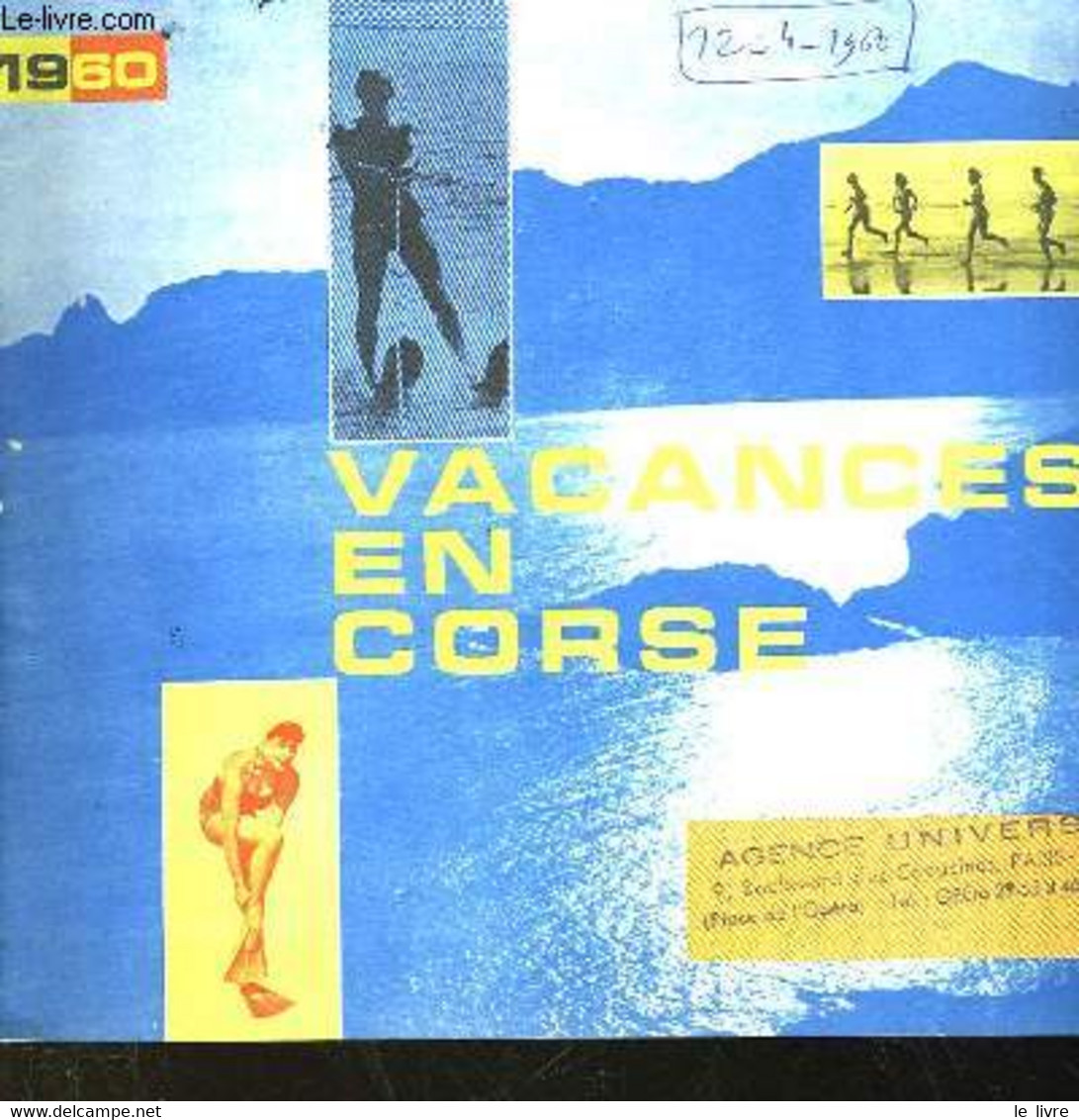 VACANCES EN CORSE - COLLECTIF - 1960 - Agendas & Calendarios