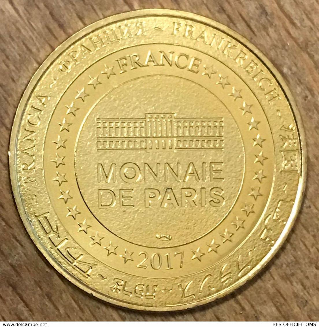 76 DIEPPE 75e ANNIVERSAIRE RAID MDP 2017 MÉDAILLE MONNAIE DE PARIS JETON TOURISTIQUE MEDALS TOKENS COINS - 2017