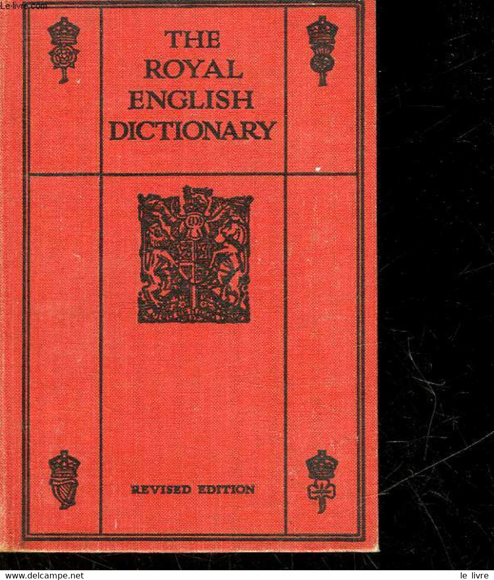 THE ROYAL ENGLISH DICTIONARY AND WORD TREASURY - MACLAGAN THOMS - 1938 - Wörterbücher