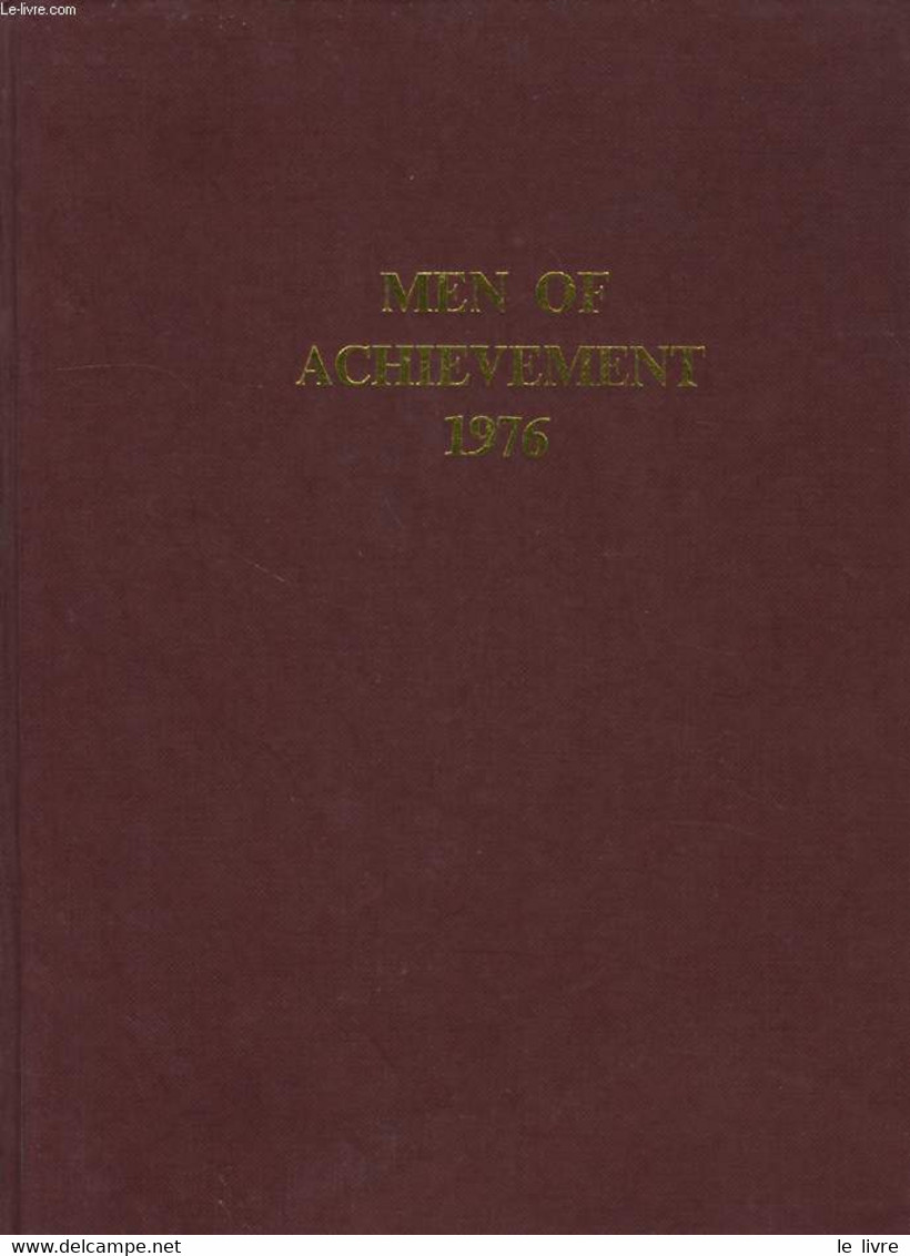 MEN OF ACHIEVEMENT, VOL. 3, 1976 - COLLECTIF - 1976 - Annuaires Téléphoniques