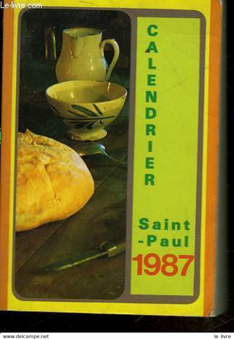 CALENDRIER SAINT-PAUL AN DE GRACE 1987 - COLLECTIF - 1987 - Agendas & Calendarios