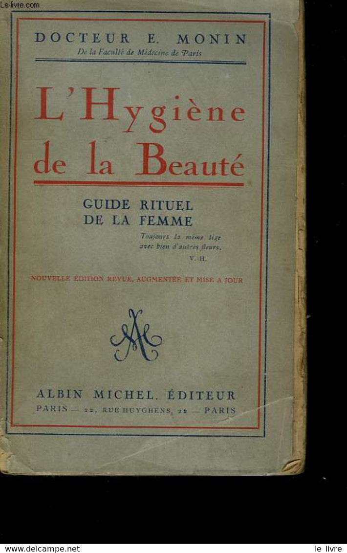 L'HYGIENE DE LA BEAUTE. - DR MONIN E. - 0 - Books