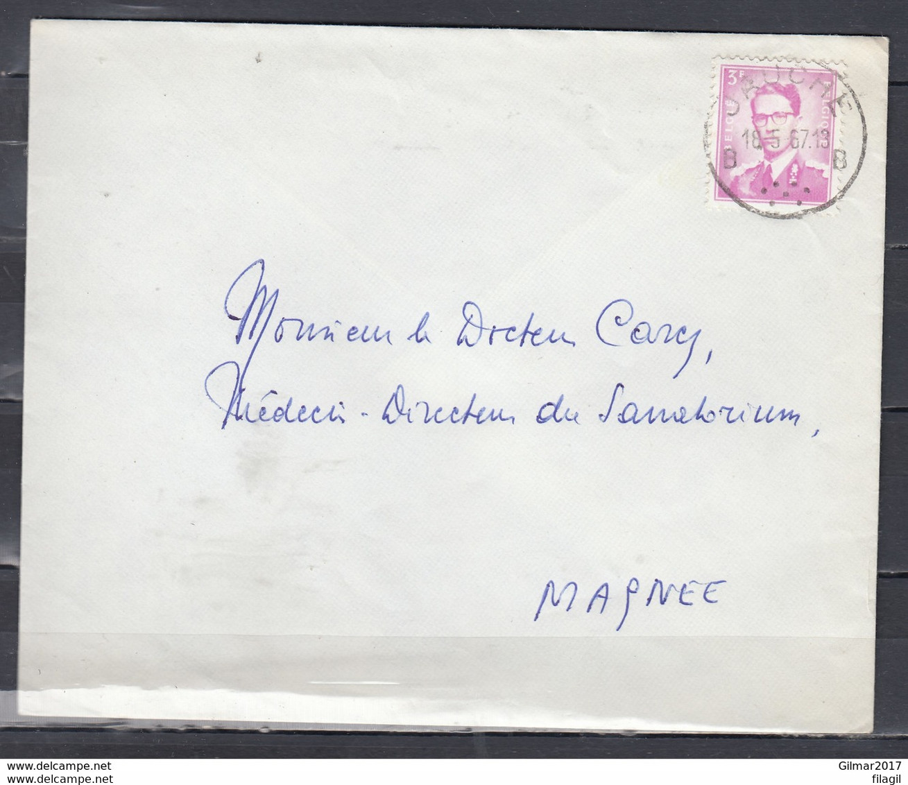 Brief Van Jauche Naar Magnee - 1970-1980 Elström