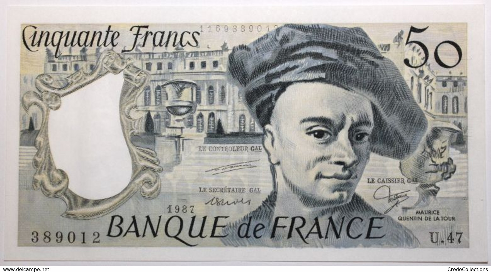 France - 50 Francs - 1987 - PICK 152c / F67.13 - SPL - 50 F 1976-1992 ''Quentin De La Tour''