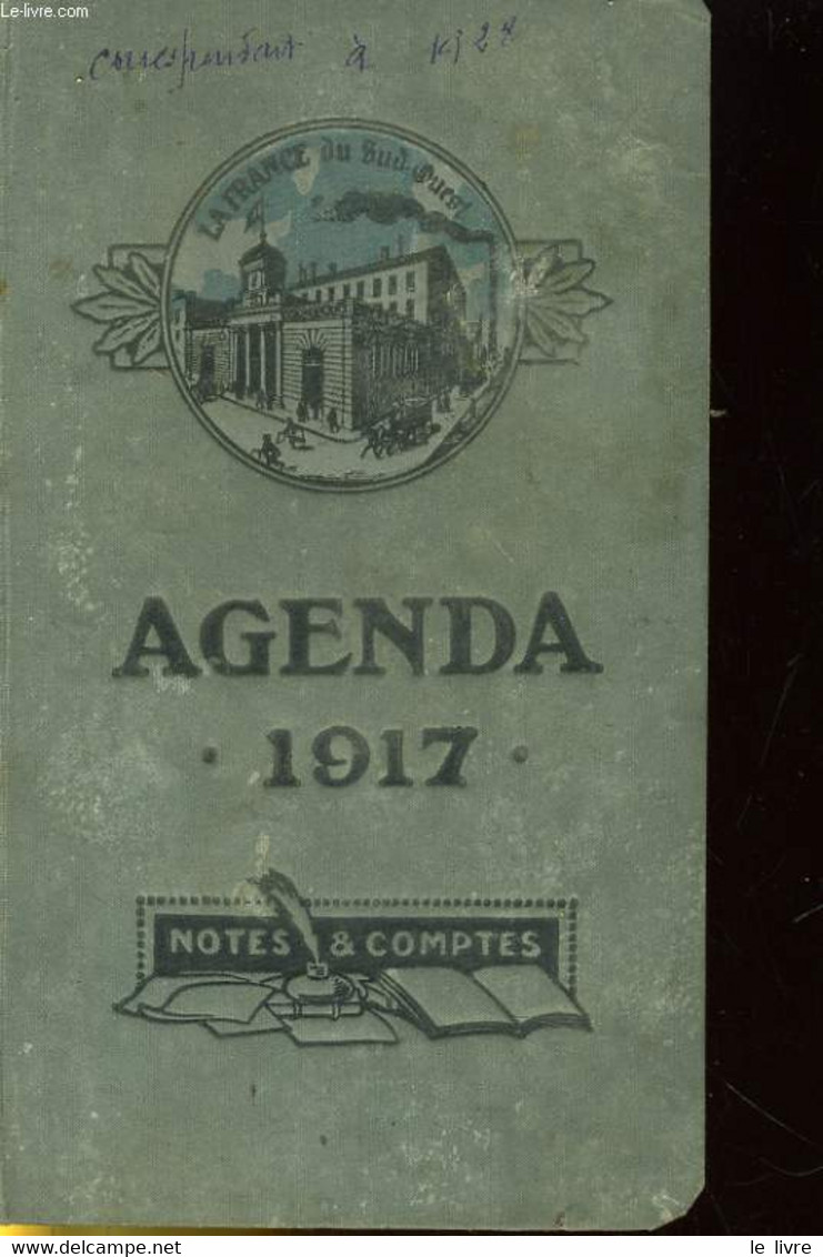 AGENDA 1917 - COLLECTIF - 1917 - Blanco Agenda