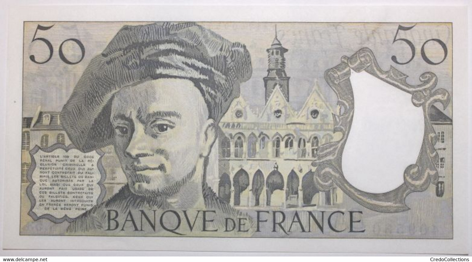 France - 50 Francs - 1988 - PICK 152d.1 / F67.14 - SPL - 50 F 1976-1992 ''quentin De La Tour''