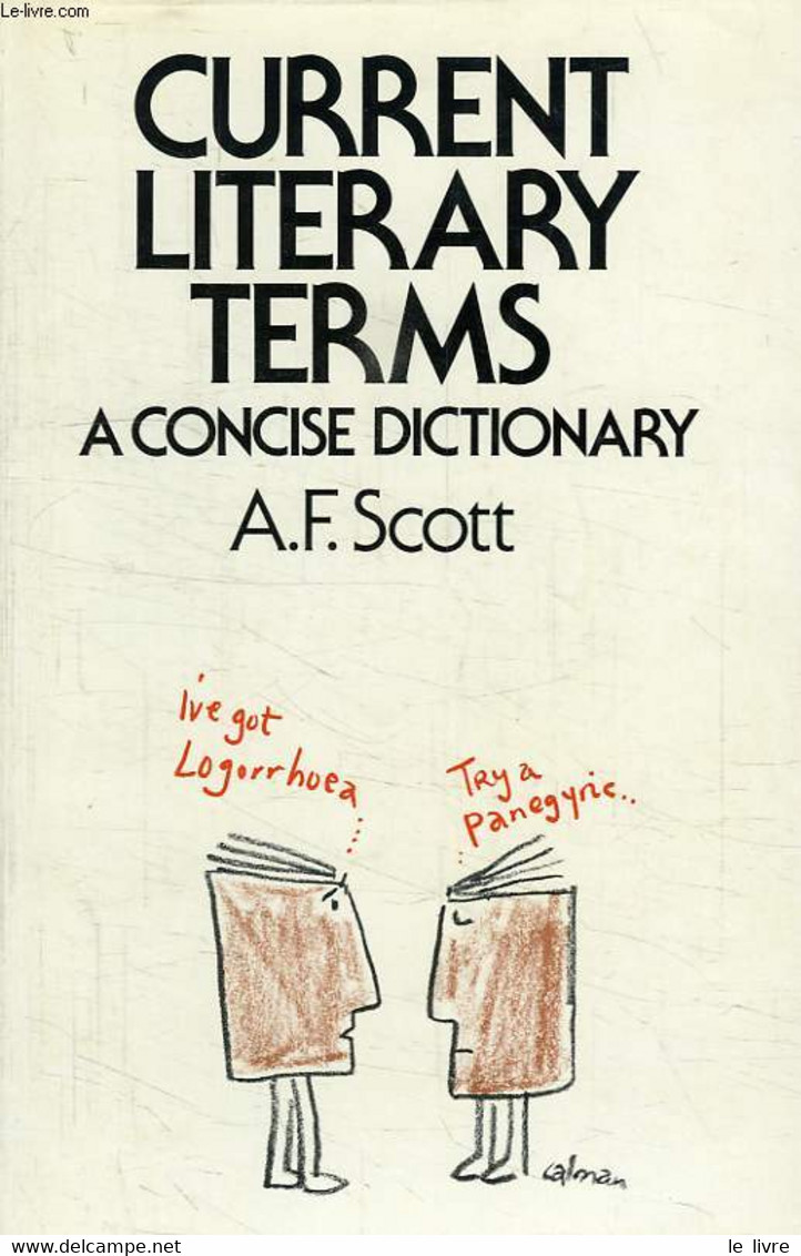 CURRENT LITERARY TERMS - SCOTT A. F. - 1980 - Dictionnaires, Thésaurus