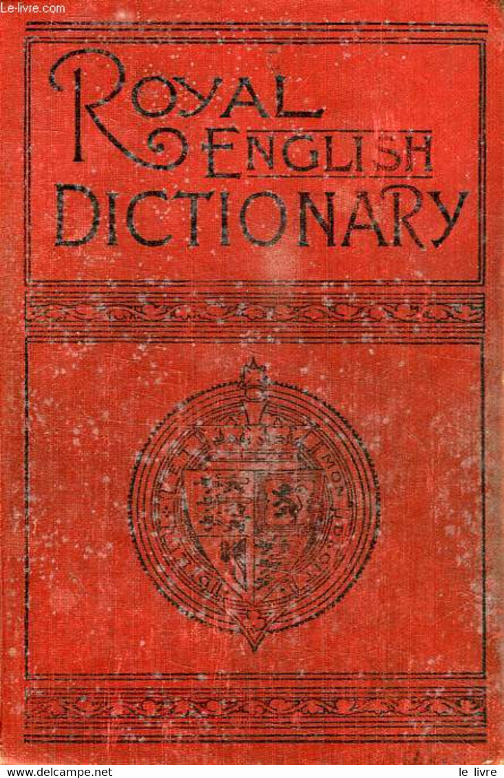 THE ROYAL ENGLISH DICTIONARY AND WORD TREASURY - MACLAGAN THOMAS T. - 1925 - Dictionnaires, Thésaurus