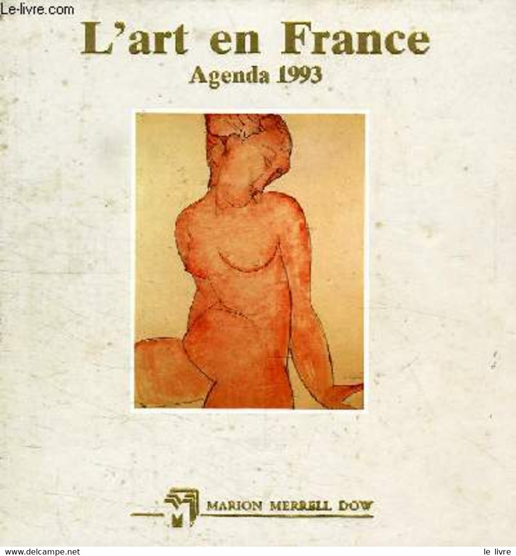 L'ART EN FRANCE, AGENDA 1993 - COLLECTIF - 1992 - Agenda Vírgenes