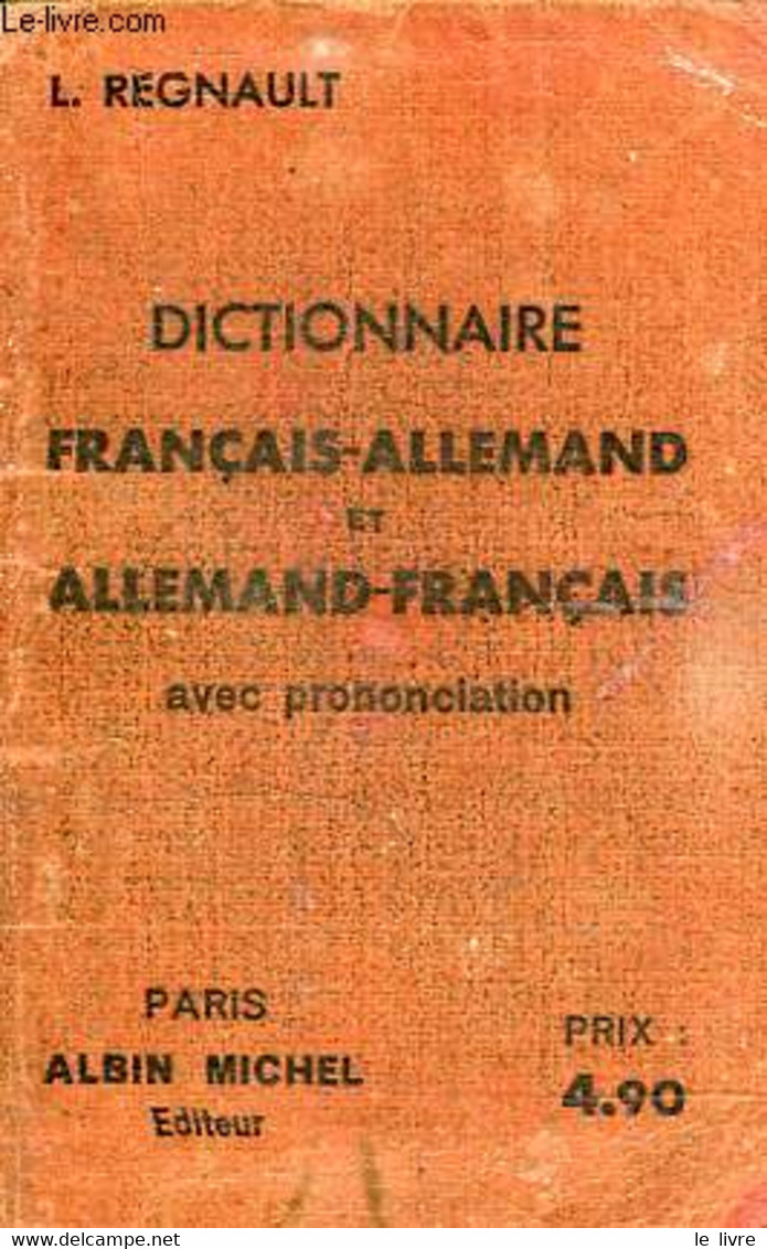 DICTIONNAIRE FRANCAIS-ALLEMAND - REGNAULT L. - 0 - Atlas