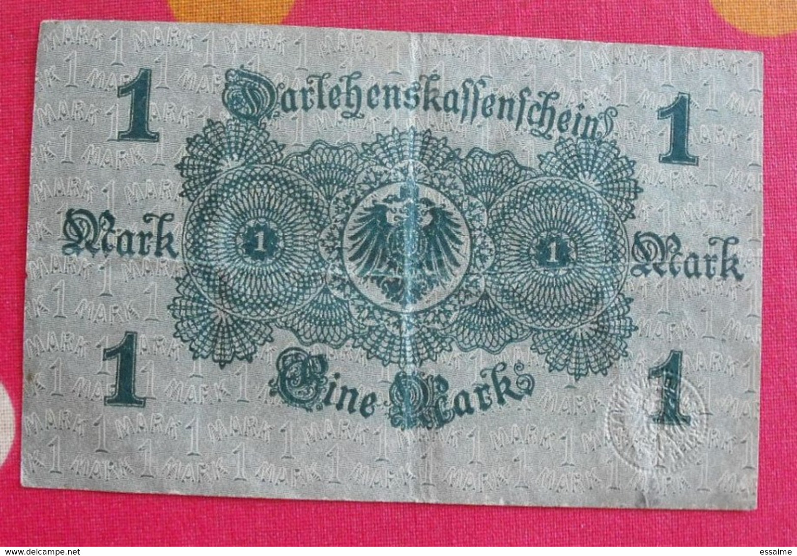 Allemagne. 1 Eine Mark. 1914 - A Identifier