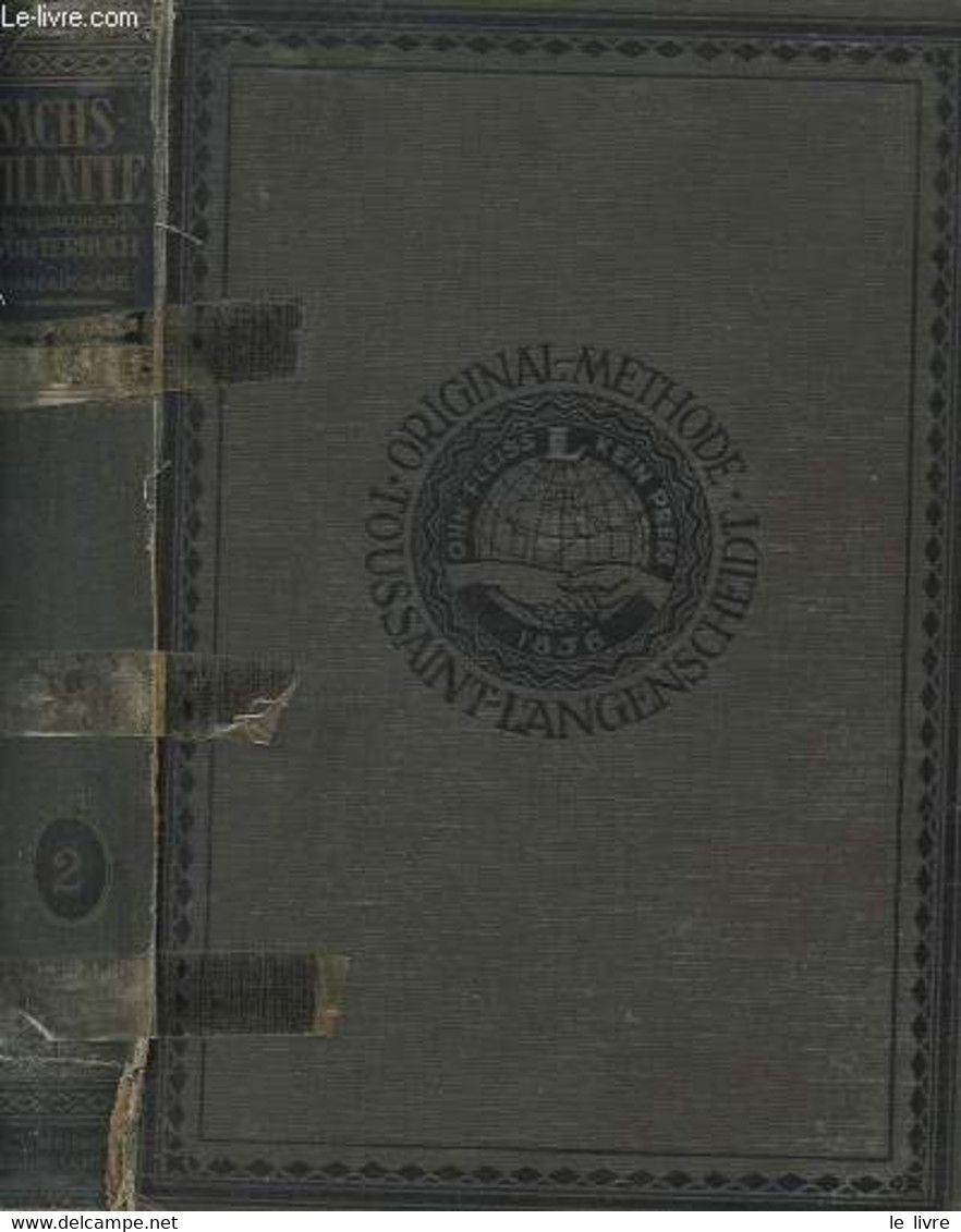 DICTIONNAIRE ENCYCLOPEDIQUE FRANCAIS-ALLEMAND ET ALLEMAND FRANCAIS - EN 2 TOMES - CHARLES SACHS - 1921 - Atlas