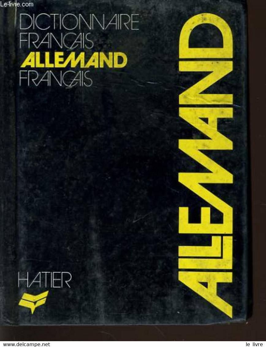 DICTIONNAIRE FRANCAIS ALLEMAND FRANCAIS - A. SENAC - 1990 - Atlas