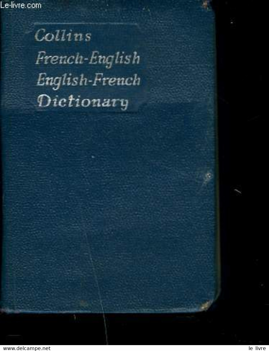 COLLINS FRENCH GEM DICTIONARY. ENGLISH-FRENCH / FRENCH-ENGLISH - COLLECTIF - 1959 - Dictionnaires, Thésaurus