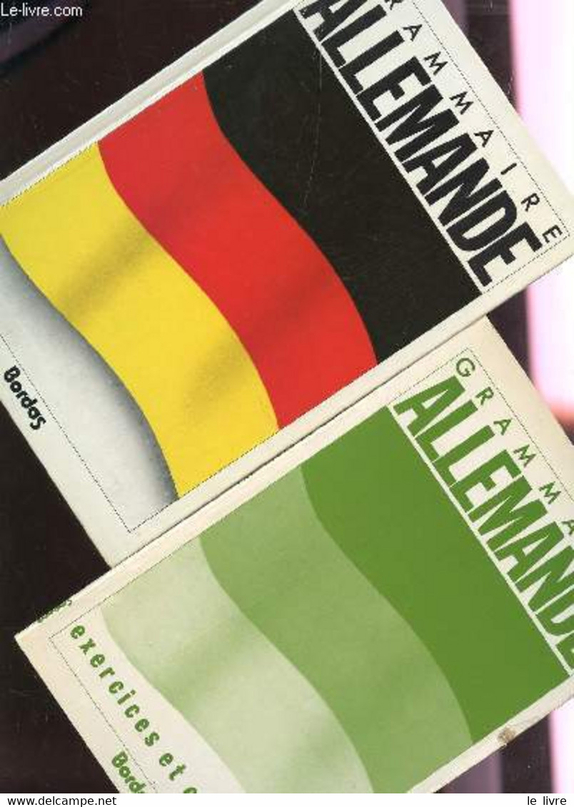 GRAMMAIRE ALLEMANDE - EN 2 VOLUMES / LIVRE + EXERCICES ET CORRIGES. - SAUCIER FRANCINE - 1986 - Atlanten