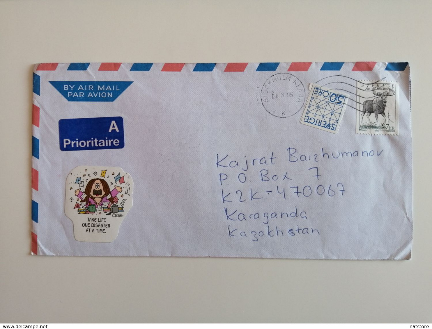 1995..SWEDEN..COVER WITH STAMPS .. - Covers & Documents