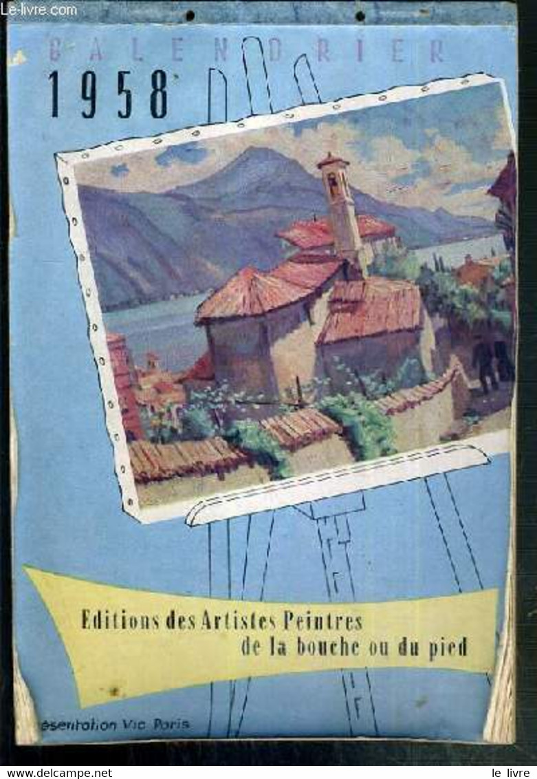 CALENDRIER 1958 - COLLECTIF - 1958 - Agende & Calendari