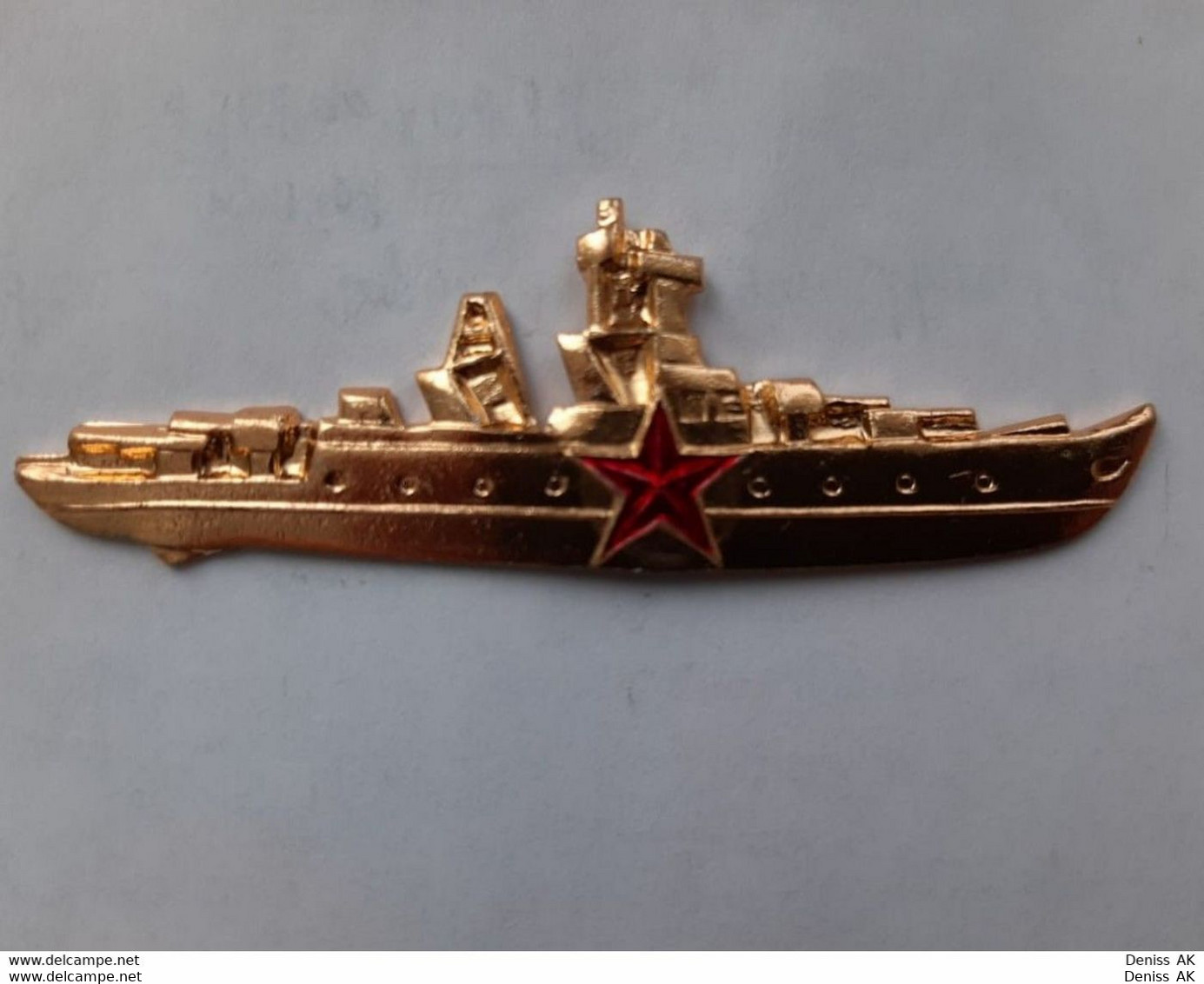 Sign. Commander Of The Soviet Navy Ship. - Marine