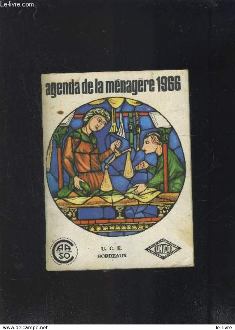 AGENDA DE LA MENAGERE 1966- UNICO - COLLECTIF - 1966 - Terminkalender Leer